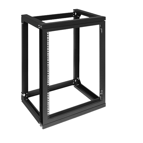 Swing Type Wall Mount 19" Rack with Removable Side Covers